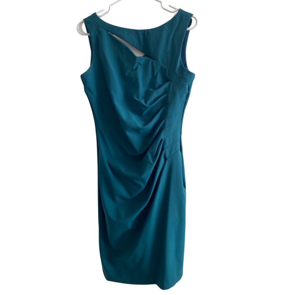 Le Château Turquoise Pencil Dress (Size: M)